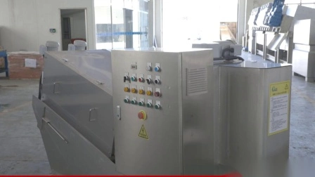 Máquina de desidratação de lamas de prensa de parafuso para pré-tratamento de águas residuais