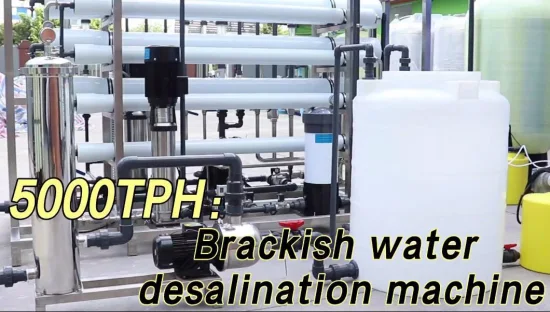 Planta de tratamento de água RO Filtro Sistema de osmose reversa Subterrâneo Tratamento de água salgada Planta de dessalinização Máquina de purificação de água 108t